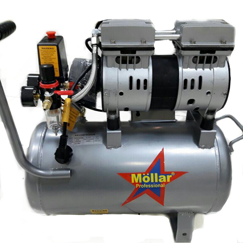 Mollar 3/4 HP 24 liter Oilless Compressor - silent