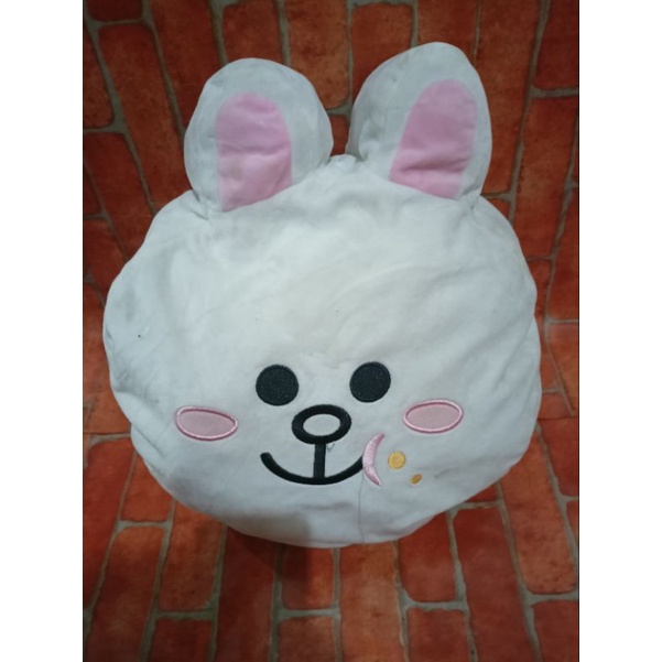 (boneka pl) Bantal Busui Garis putih kelinci besar lucu