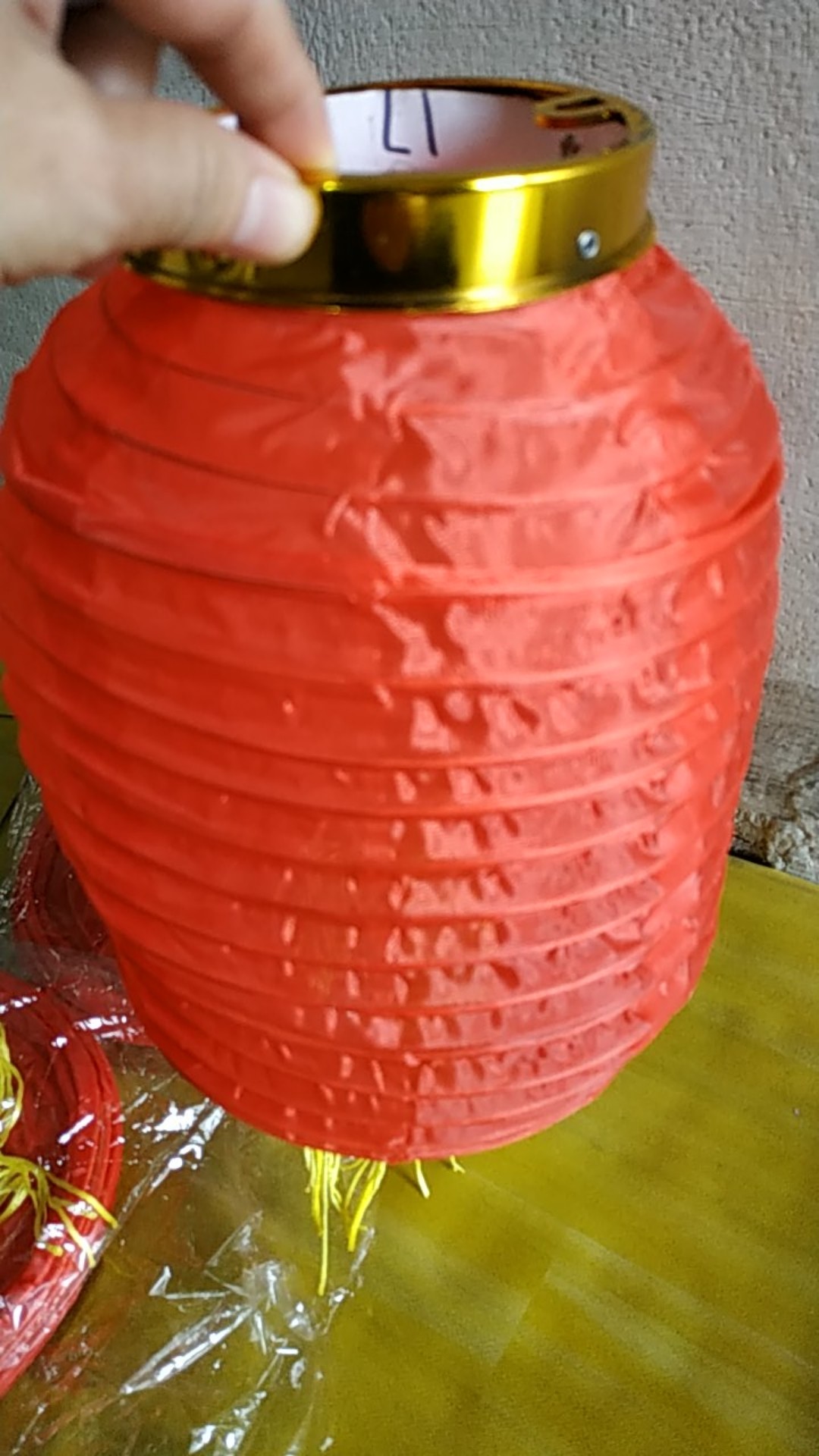 Lampion Lonjong Polos 20cm 8 Inch