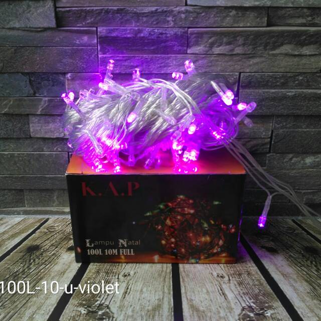 Lampu hias tumblr 100 led 10m UNGU