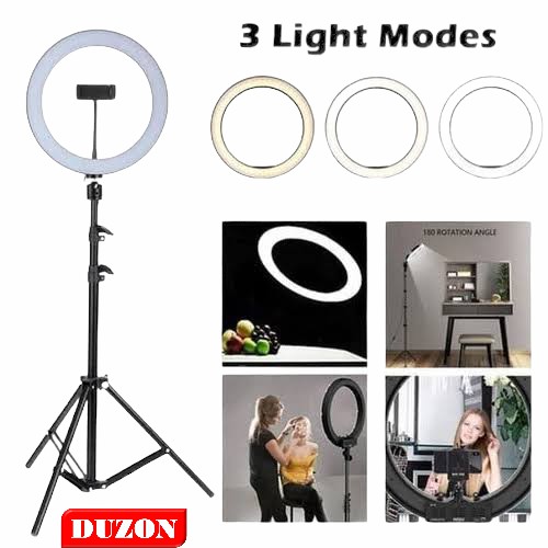 TRIPOD RINGLED STANDING HP STUDIO TIKTOK LIVE STREAMING YOUTUBER LED