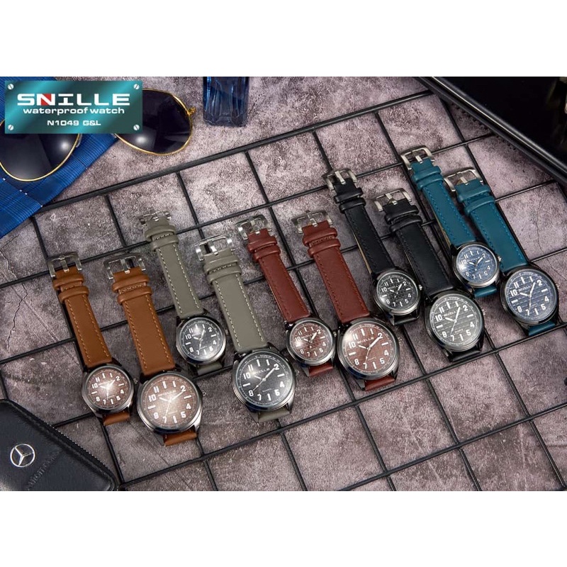 JAM TANGAN COUPLE SNILLE N1041-JAM KULIT-JAM  FASHION-JAM WANITA