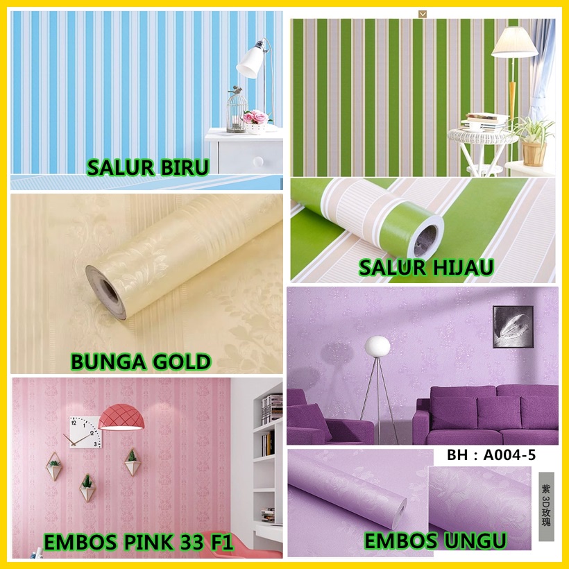 Jual 1 Kg 1 Roll Wallpaper 10 Meter X 45 Cm Wallpaper Dinding Motif Laris Minimalis Dll Indonesia Shopee Indonesia