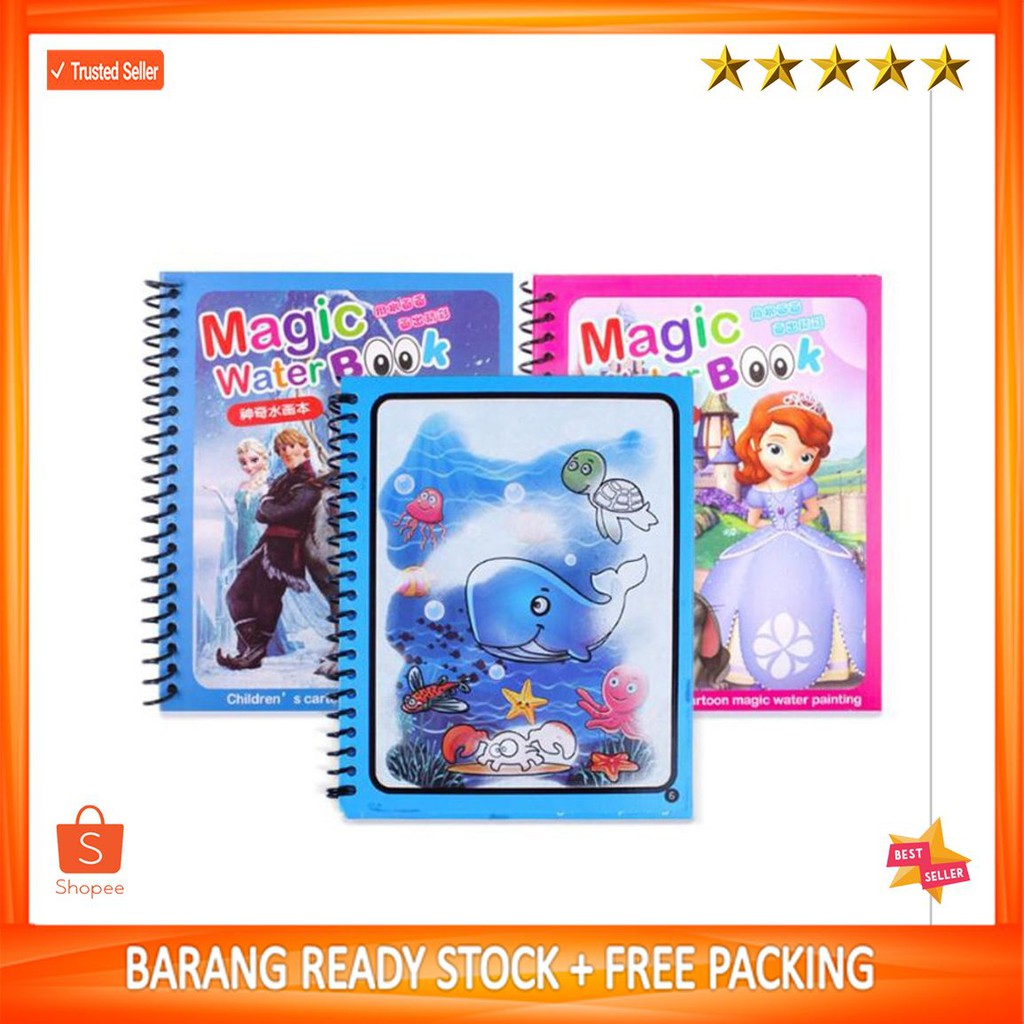 Grosir MAGIC WATER BOOK - MAINAN ANAK EDUKASI