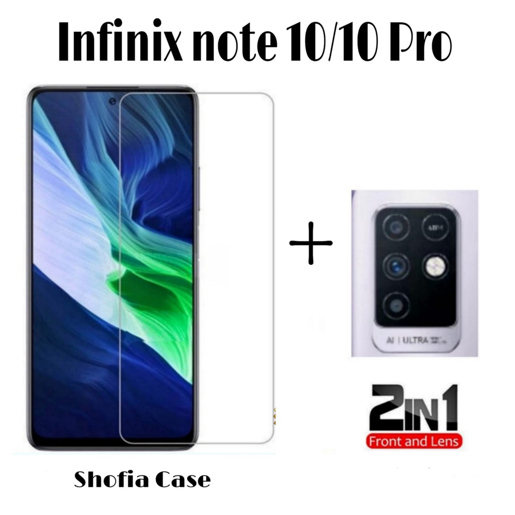 PROMO 2IN1 TEMPERED GLASS INFINIX HOT 11 PLAY NOTE 1O 10 PRO 10 PRO NFC 8 7 HOT 10 10S 10 PLAY 9 PLAY ANTI GORES KACA FULL LAYAR