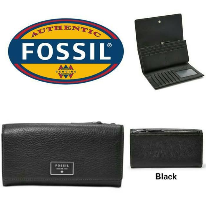 DOMPET WANITA FOSSIL DAWSON LEATHER CLUCTH ORIGINAL