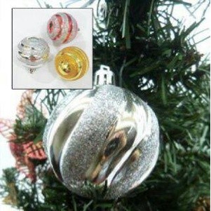 XMASS BALL BOX 12PCS