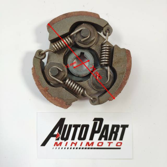 Kampas Kopling Otomatis Motor Mini GP Mini Trail Mini ATV Mini Scoopy 49cc 2T