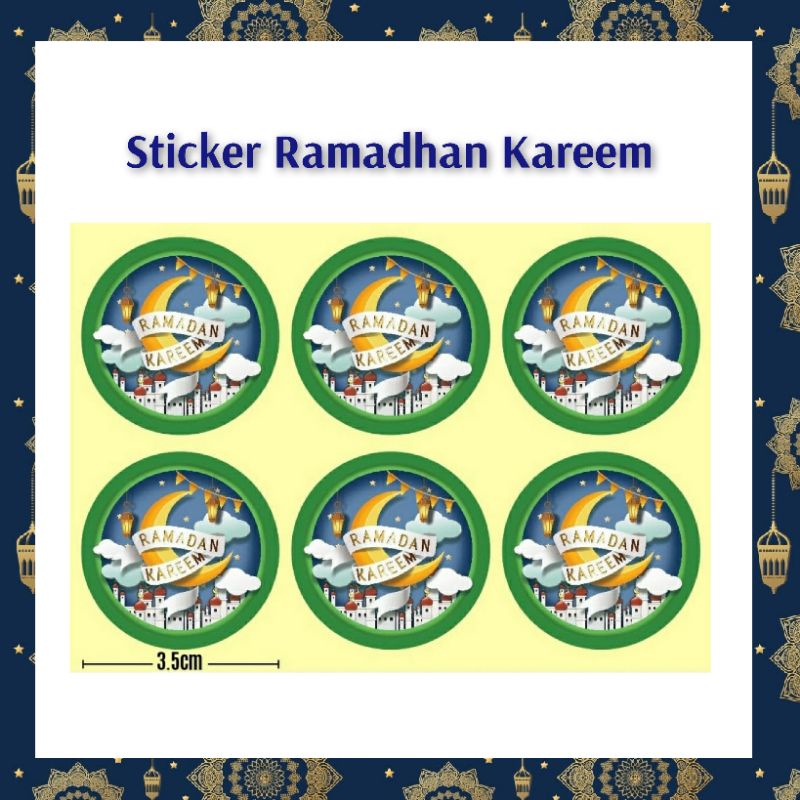 

Sticker Ramadhan Kareem Stiker Ramadan Label