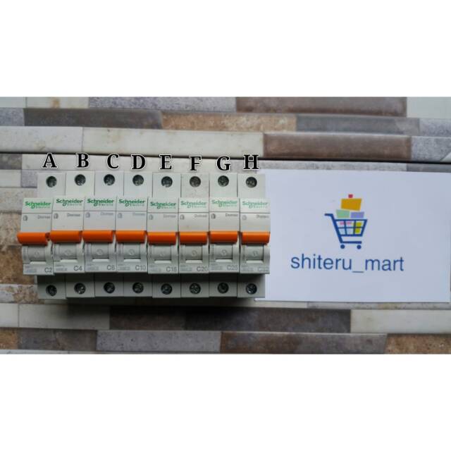 MCB Schneider 2 ampere - 32 ampere