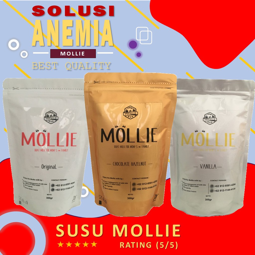 

Susu Mollie Mencegah Anemia Defisiensi Besi