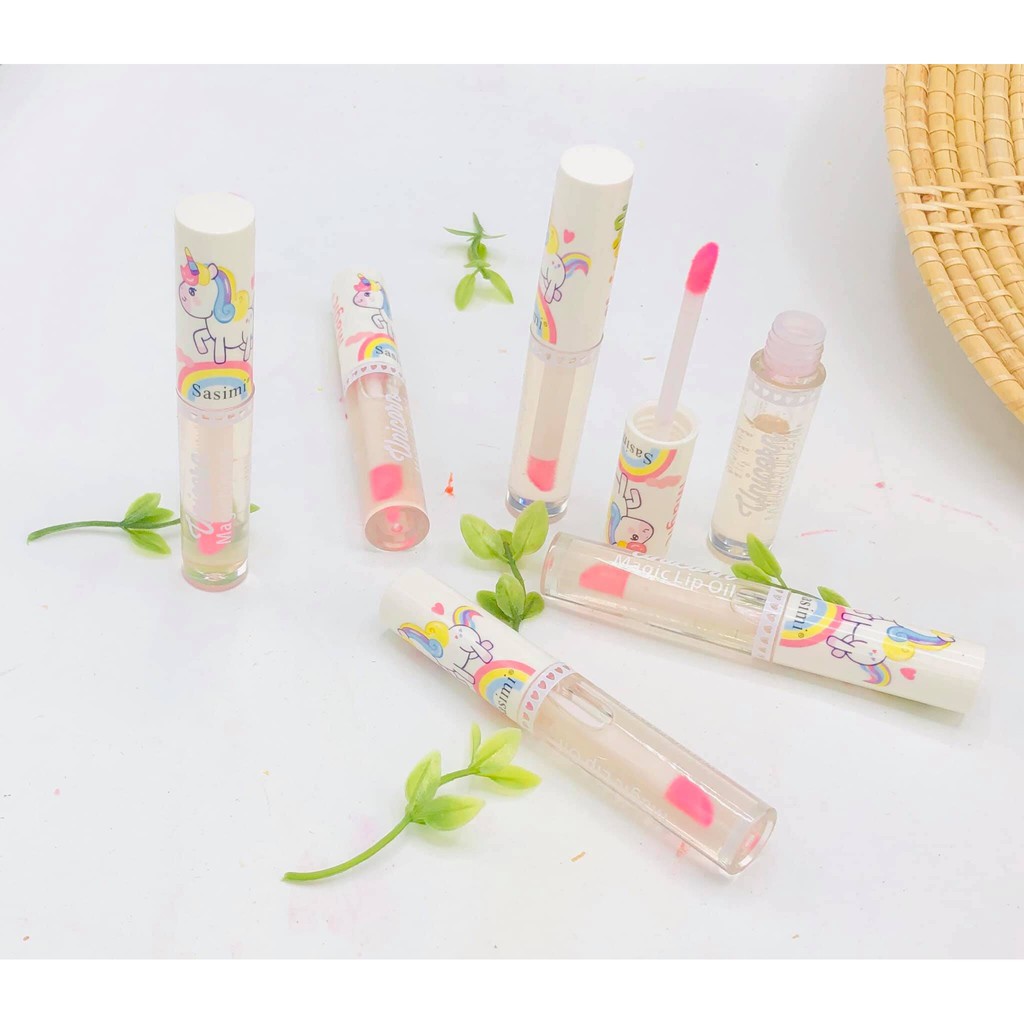 [Per Batang] Lipgloss Sasimi Unicorn Magic Lip Oil S889