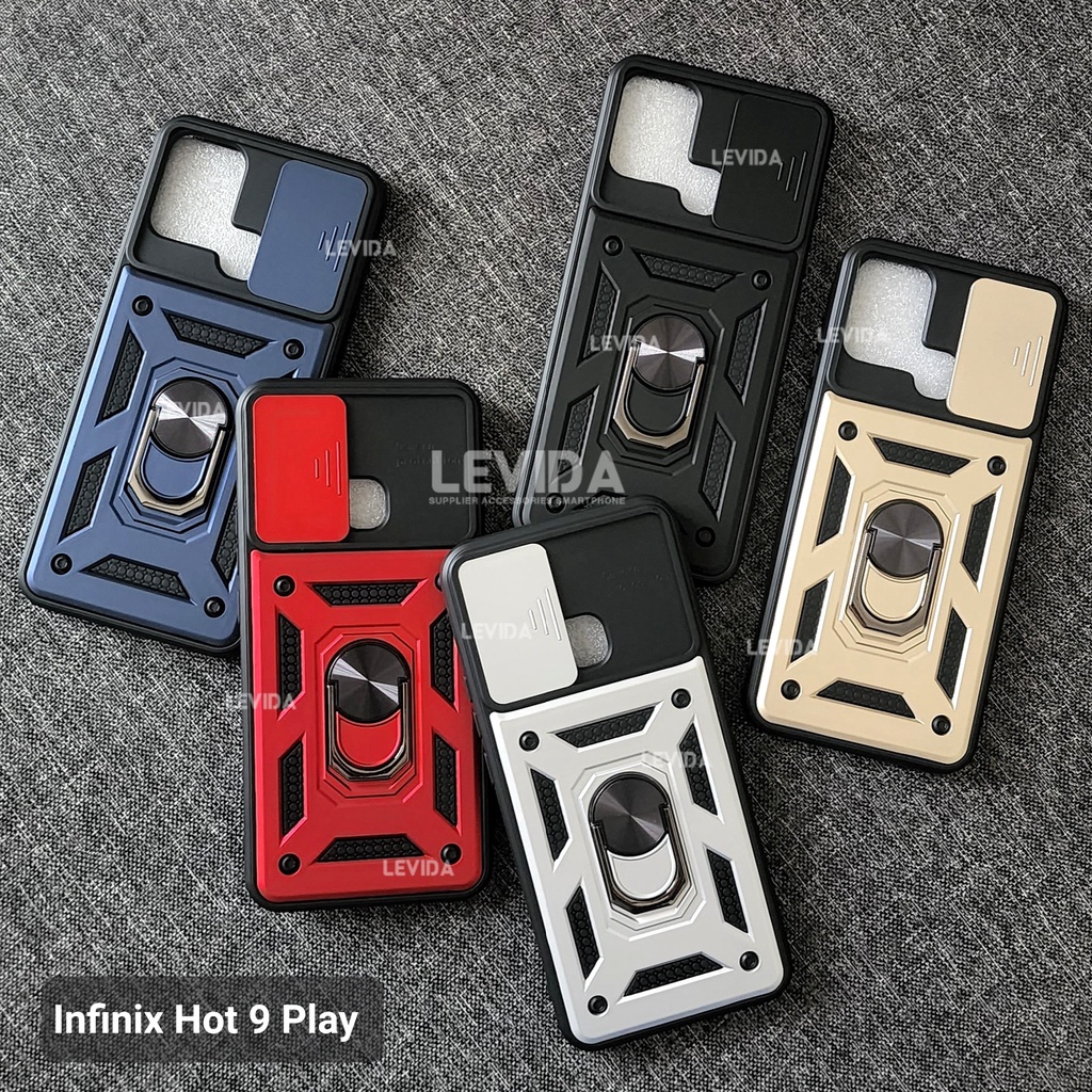 Infinix Hot 11 Play Infinix Hot 10S Case Robot slide Protect Kamera Case Infinix Hot 11 Play Infinix Hot 10S