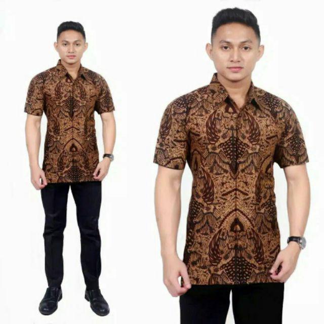 New Arrival Distro Batik Pria Bordir Sogan Hrb026 Batikaf Notoarto Batik Ipnu-ippnu Hem Pria Bel