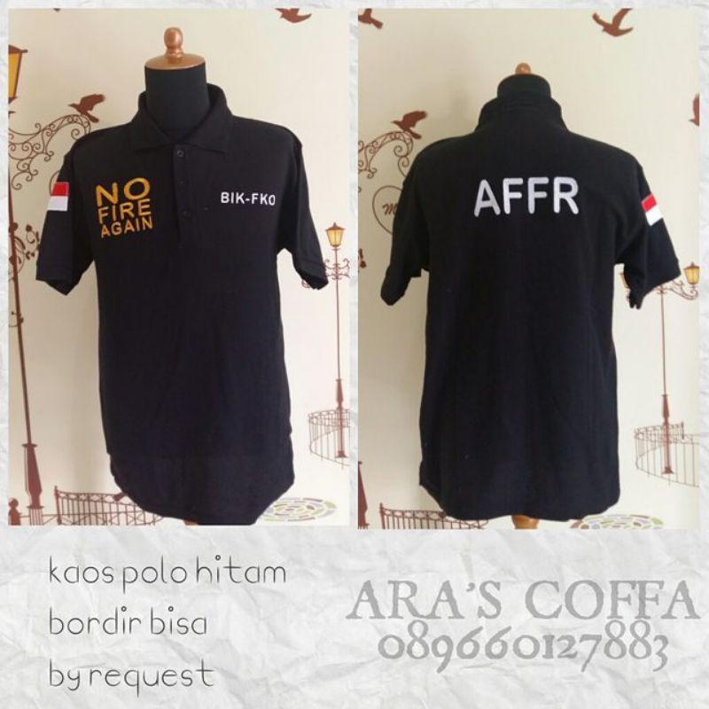 Kaos Polo Bordir Atc or by request