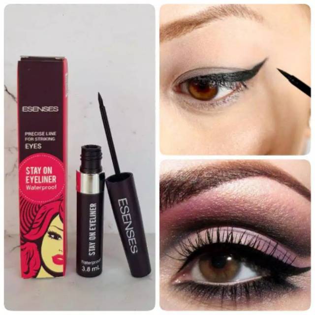 ESENSES EYELINER - WATERPROOF EYELINER - EVANY EYELINER/ESENSES EYELINER Stay On Eyeliner Waterproof