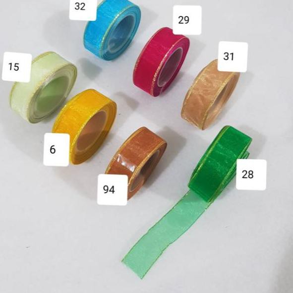 

Murah Banget ENE PITA ORGANDI LIST Lebar 2,5cm ( 1" ) PER ROLL ISI 18 METER QU Stok Banyak_