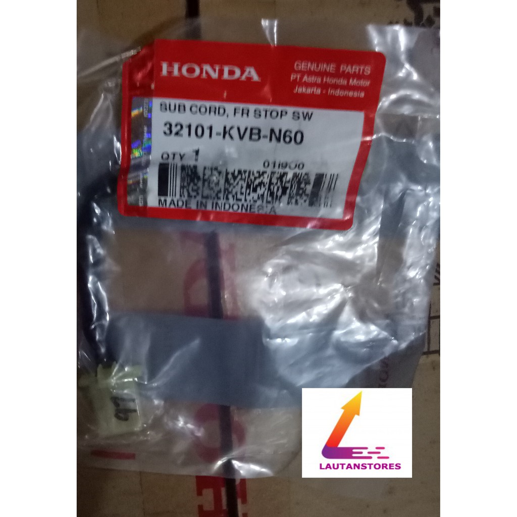 32101-KVB-N60 Kabel Sambungan Sub Cord Switch Rem Depan Kiri Beat Fi Vario 110 CBS Techno Vario 125