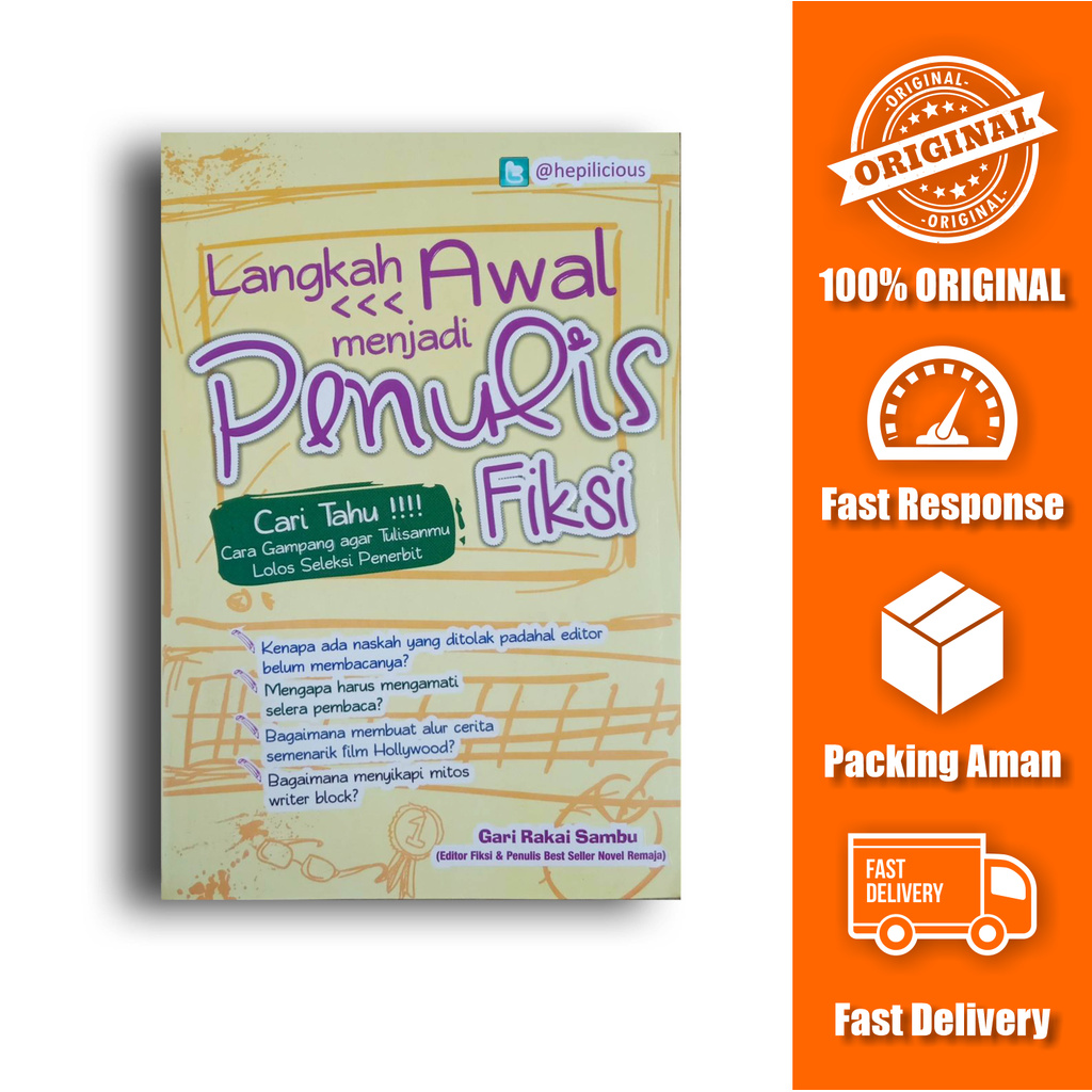 Buku Langkah Awal Menjadi Penulis Fiksi