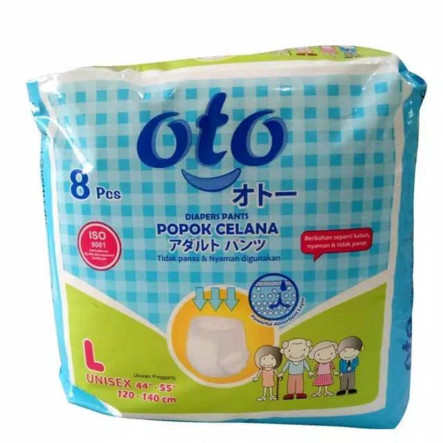 Popok celana OTO uk M sampai XL exp jauh