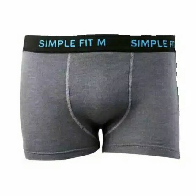 (3 pcs) Celana boxer cowok/cd boxer pria simple fit