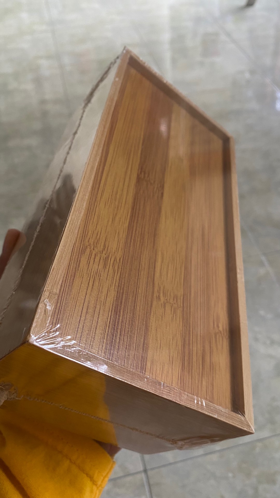 Kotak Tisu Kayu Persegi Panjang & Kubus Tissue Kayu Mulus Import