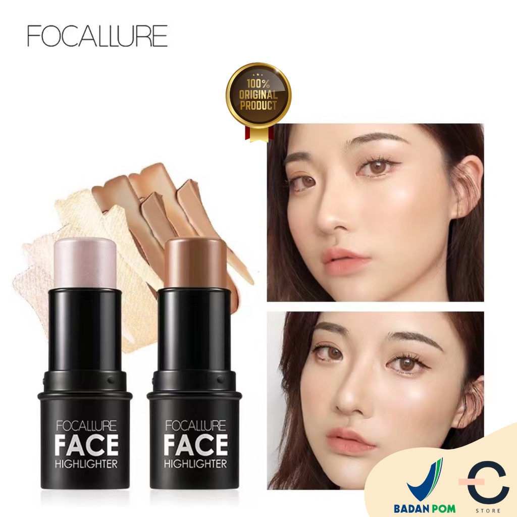 [ORI &amp; BPOM] FOCALLURE Highlighter &amp; Contour Stick-Kosmetik Wajah | Focallure Highlighter Stick Focallure Contour Stick Focallure Highlighter Focallure Contour | Focallure Highlighter Contour Cream FA01