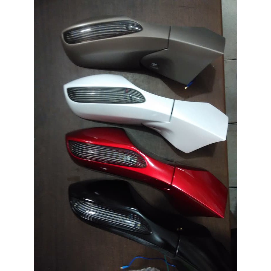 BARANG TERBAIK kaca spion NMAX lipat lampu sen samping model mobil racing balapan standar