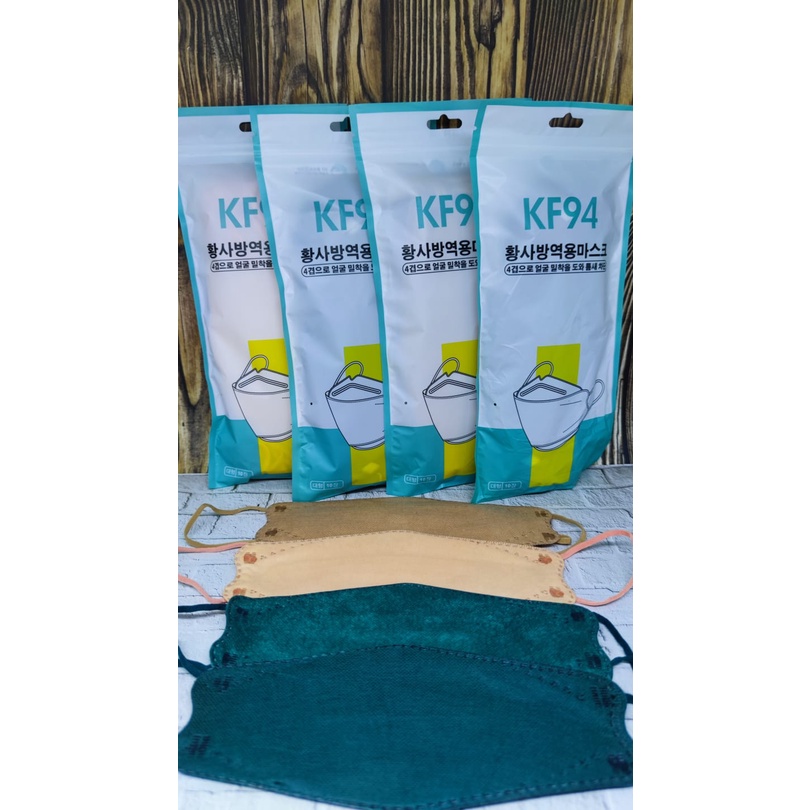 Masker KF94 4Ply Evo 4D Motif Dewasa iCare Earloop izin Kemenkes 10pc