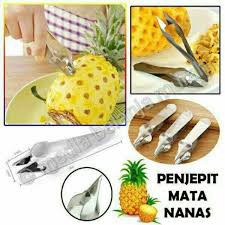 Pengupas nanas / Klip Penjepit Mata Nanas Dengan Bahan Stainless Steel Dan Bentuk Buah Nanas