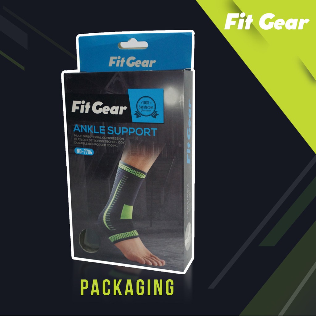 Ankle Support / Pelindung / Penyangga engkel kaki Fit Gear NO 7704 – Electric Series