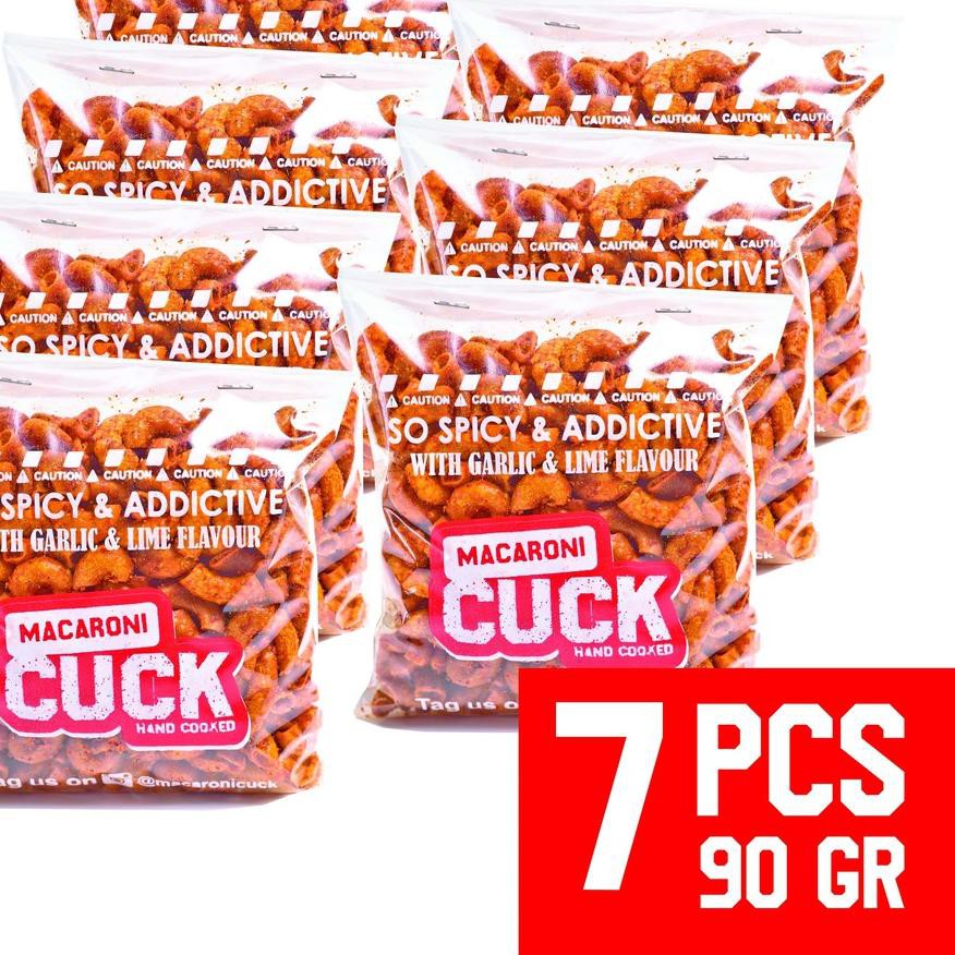 

SALE!! KODE-234 Makaroni Pedas Cuck 7 Pcs kemasan 90 gram