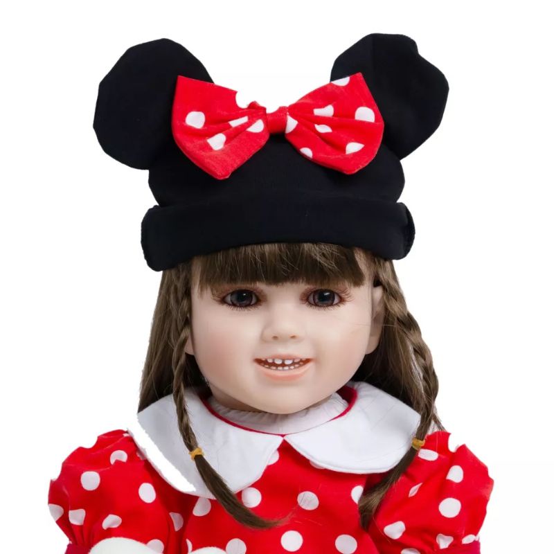 60cm Silicone Reborn Baby Doll Toys For Girl Exquisite Vinyl Princess Toddler doll/Boneka reborn