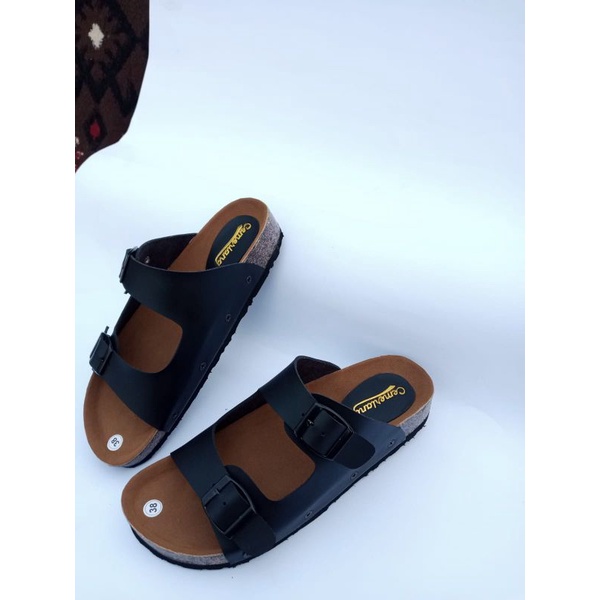 Sandal Wanita Casual Sandal Slop Sol Puyuh *GESPER 2/022* ristiolshop27