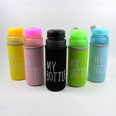 My Bottle Warna Transparan Pouch Sarung Busa