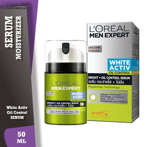 Loreal Men Expert White Active Oil Control Serum-50ml