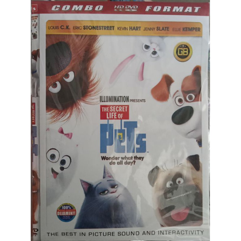 Kaset Film DVD Animasi Pets 1