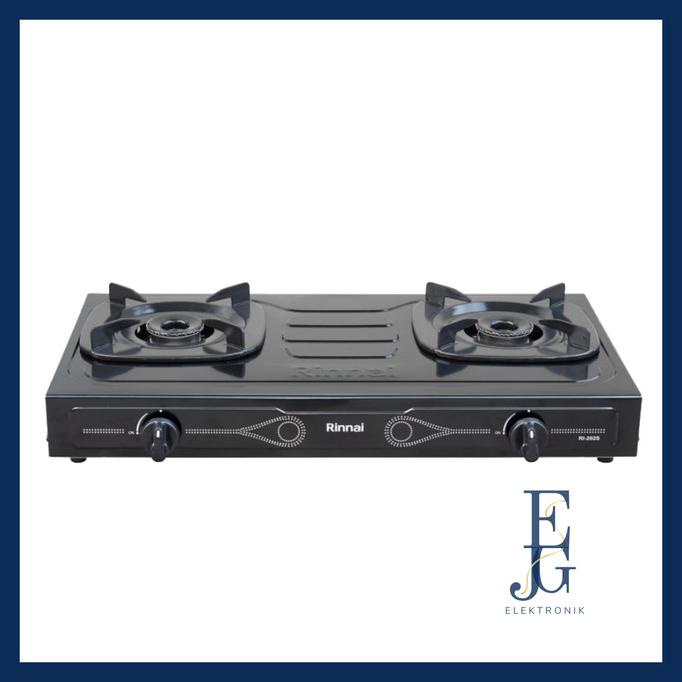 Kompor Rinnai 2 Tungku Rinnai RI-202S Teflon RI202S