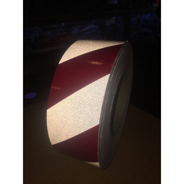 

TERMUURAAH, STICKER REFLECTIVE 3M SAFETY / POLICE LINE 3M SCHOTLIGHT MERAH PUTIH .