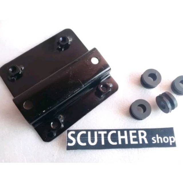 BRAKET BREKET BRACKET DUDUKAN SPAKBOARD SPAKBOR SLEBOR  SEMI TRAIL HONDA WIN 100