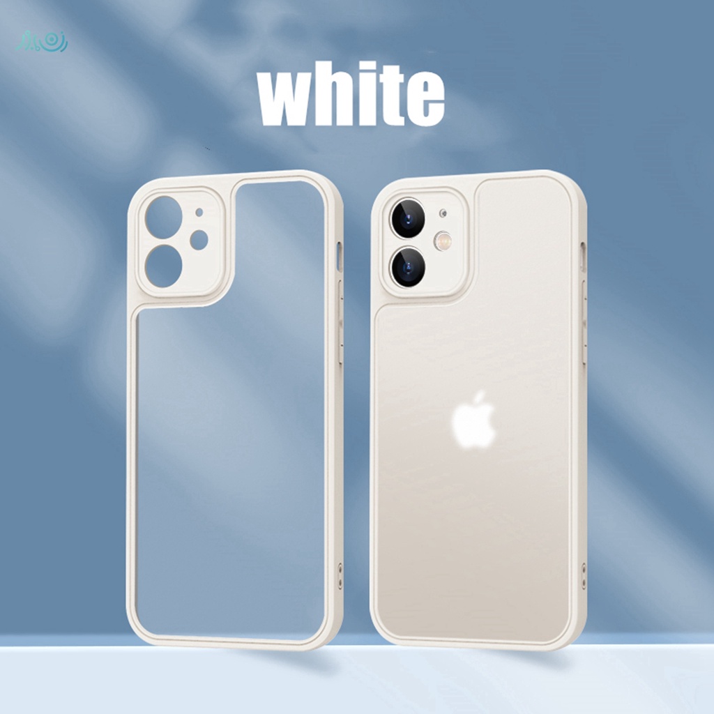 Soft Case Silikon Matte Transparan Ultra Tipis Anti Sidik Jari Shockproof Untuk Iphone 12 13 Pro Max 11 Pro Max Xs Max X