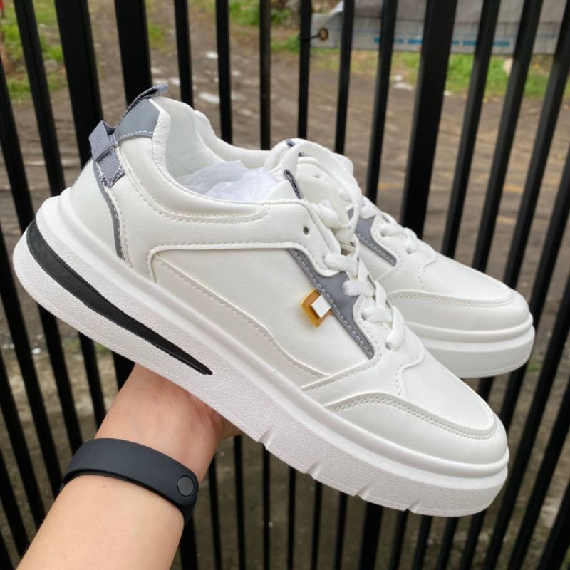 SNEAKERS KOREA PUTIH WANITA