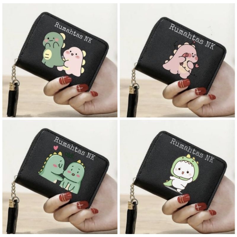 Dompet Wanita Dino & Friends Women's Wallet Korean