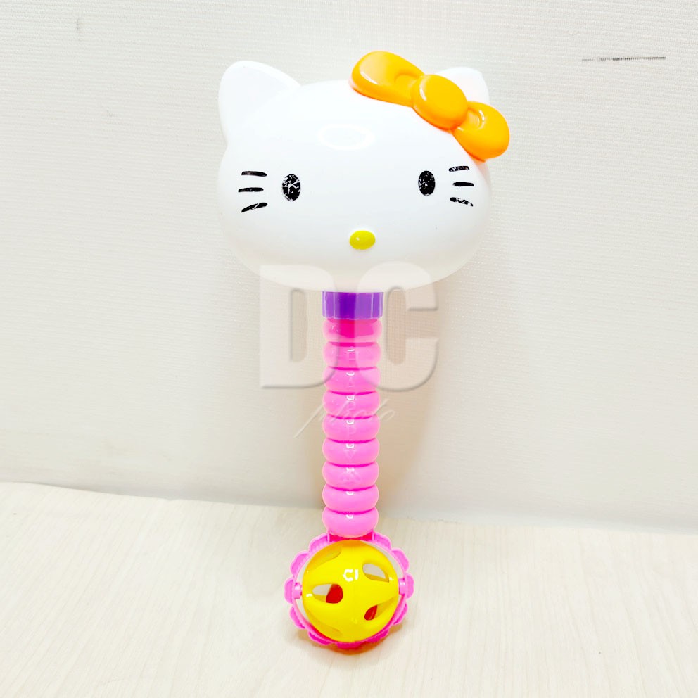 Baby Rattle Hello Kitty 3288-34 Mainan Kerincingan Bayi Bentuk Kucing