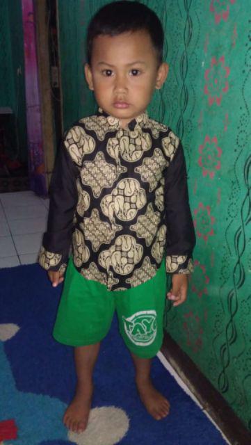 Couple Batik Anak Cewek Cowok By Rayhan Batik