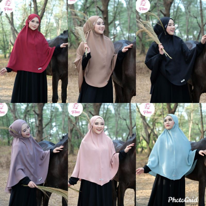 KHIMAR TERLARIS | KHIMAR DIALY | BERGO AISYAH JUMBO BY FAUZ HIJAB