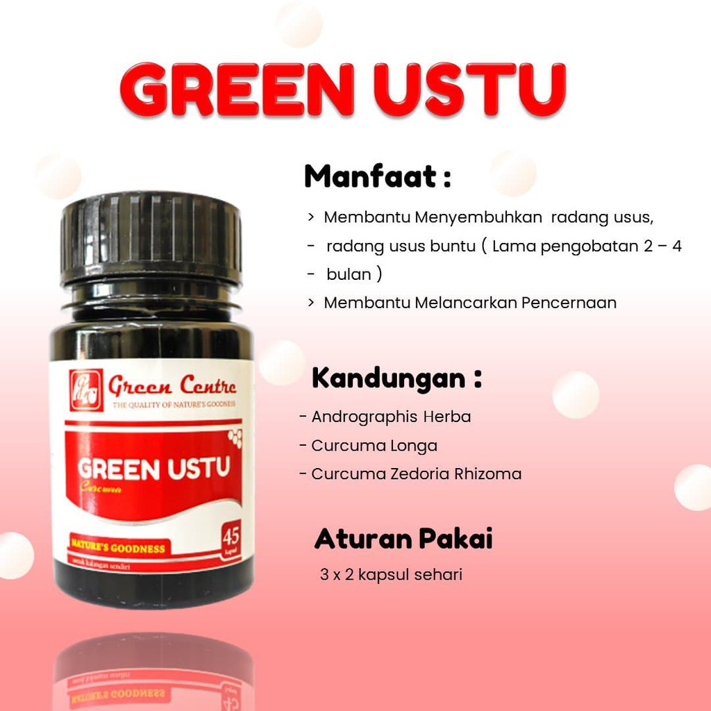 

Obat herbal radang usus buntu pencernaan green ustu