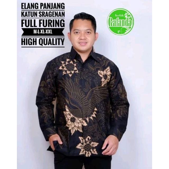 hem batik elang panjang