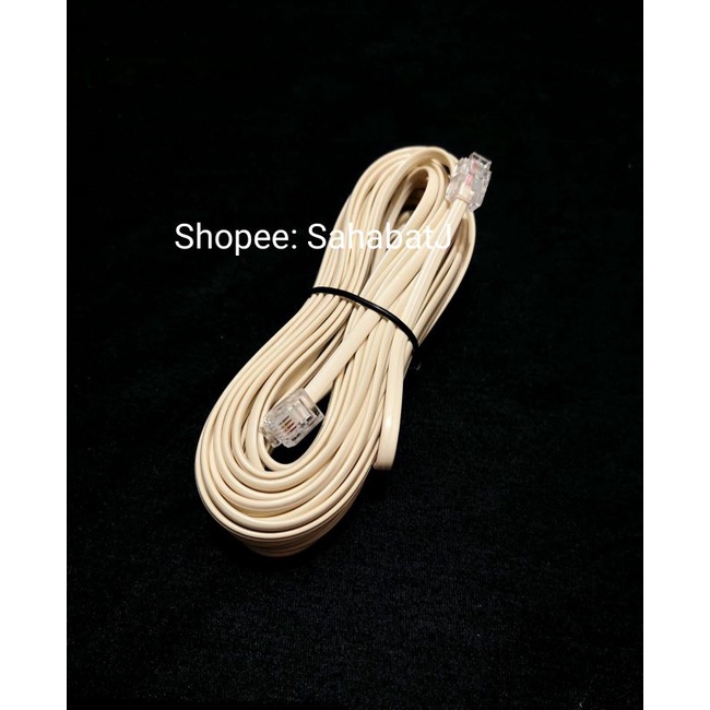 Kabel Telepon 10m tlp / telp 10 meter