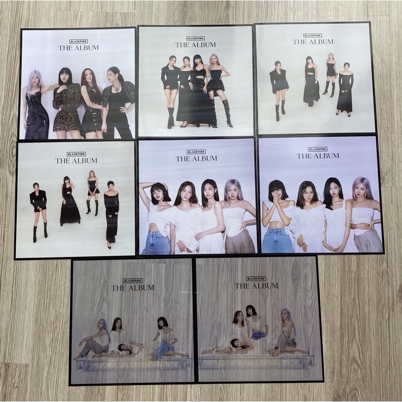 BLACKPINK VINYL LP THE ALBUM LIMITED EDITION POSTCARD JISOO JENNIE ROSE LISA BOLE NEGO